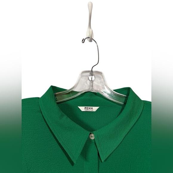 NEW, Penningtons, Green Tunic Blouse, Plus Size 3X - Picture 4 of 10
